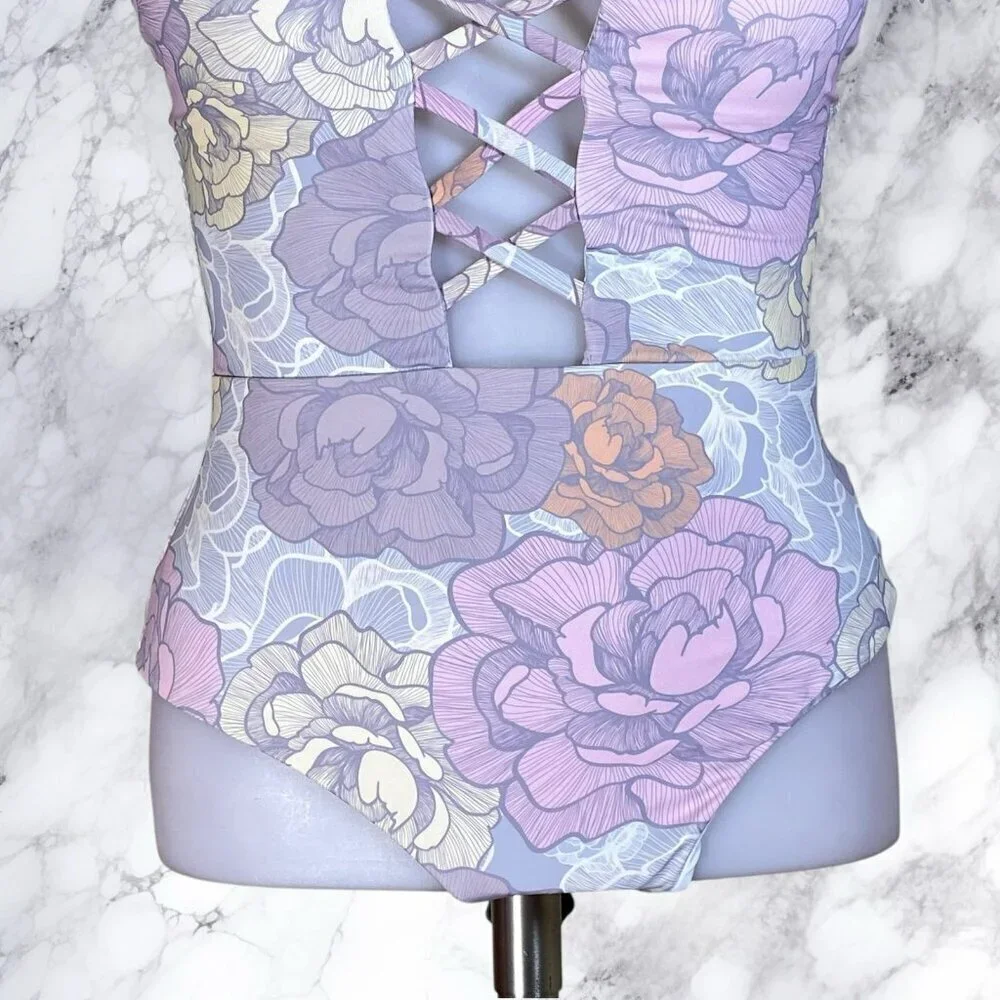 Dippin' Daisy's Bliss Floral Swimsuit - Super Bloom